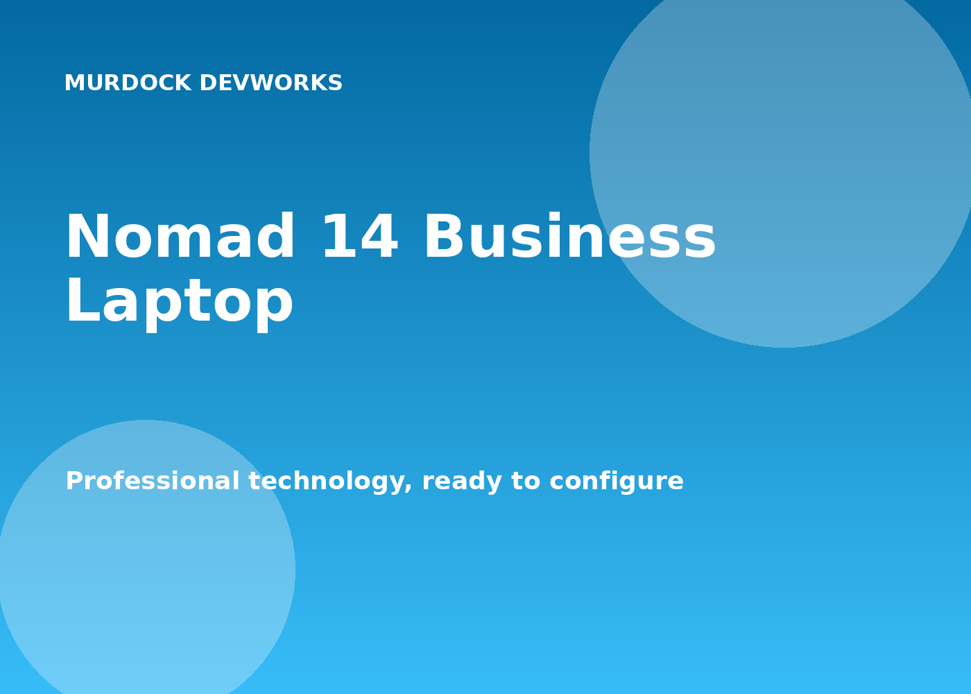 Nomad 14 Business Laptop